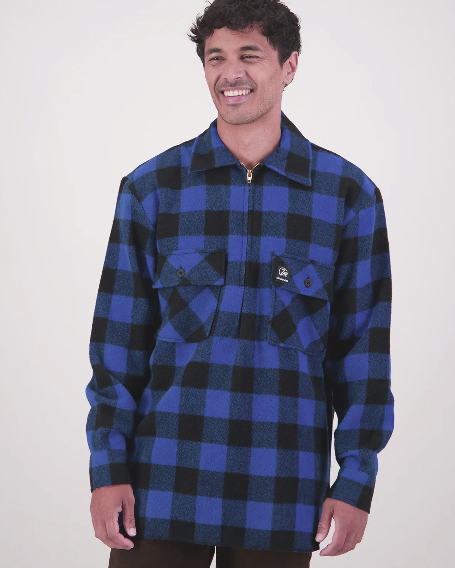 Swanndri Ranger Wool Zip Front Bushshirt