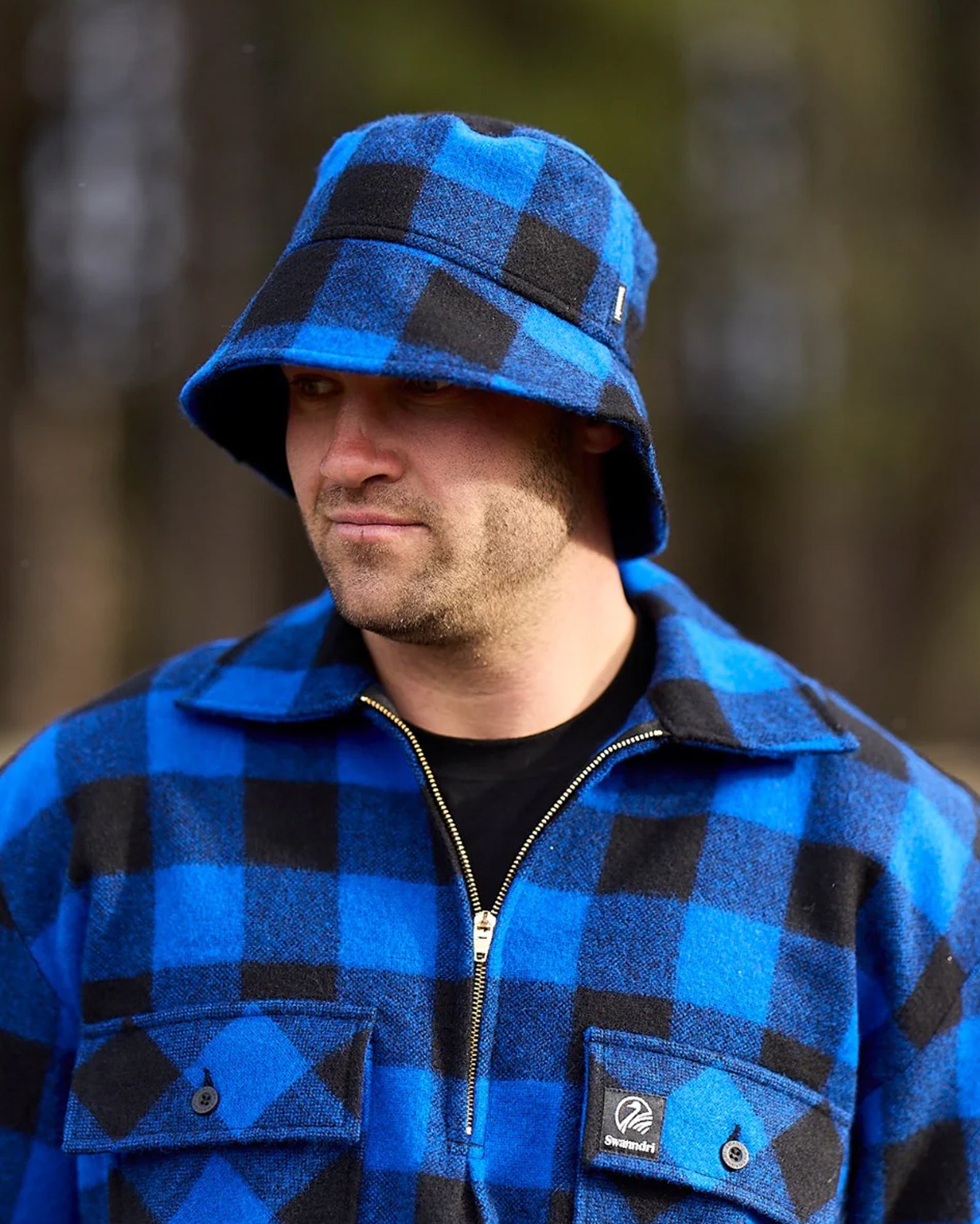 Swanndri Ranger Wool Zip Front Bushshirt