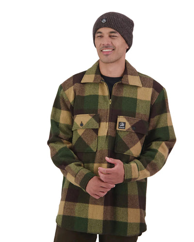 Swanndri Ranger Wool Zip Front Bushshirt