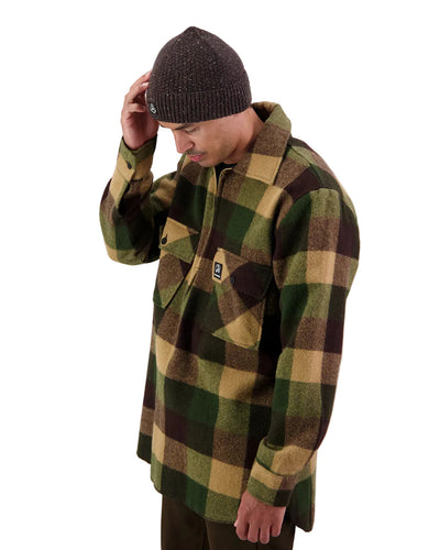 Swanndri Ranger Wool Zip Front Bushshirt