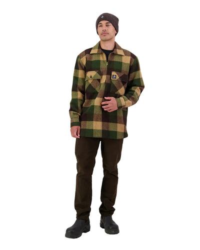 Swanndri Ranger Wool Zip Front Bushshirt