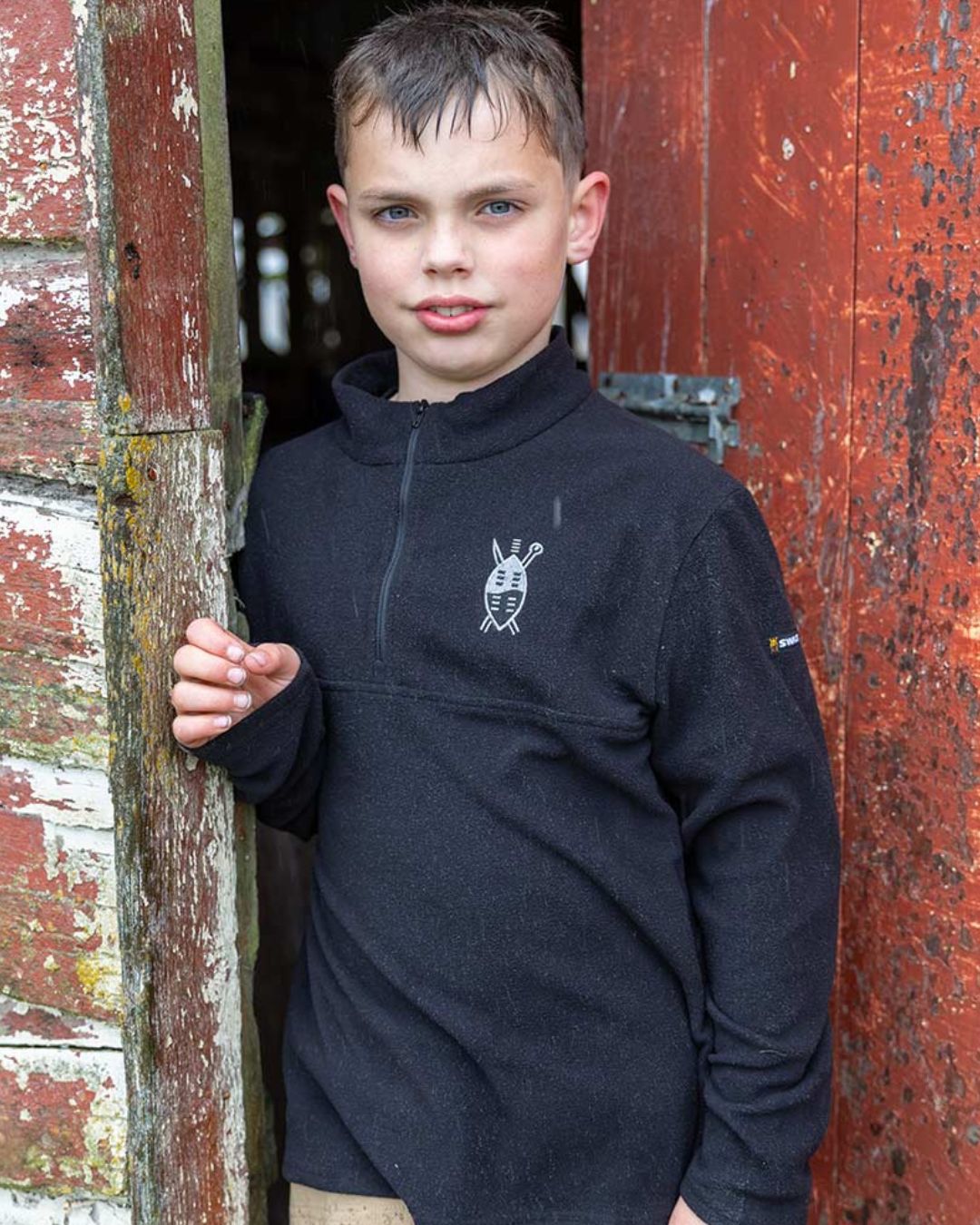 Swazi Kid's Scrub Microfleece Top