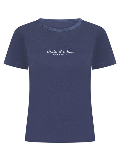 Whale of a Time Womens Baby Tee