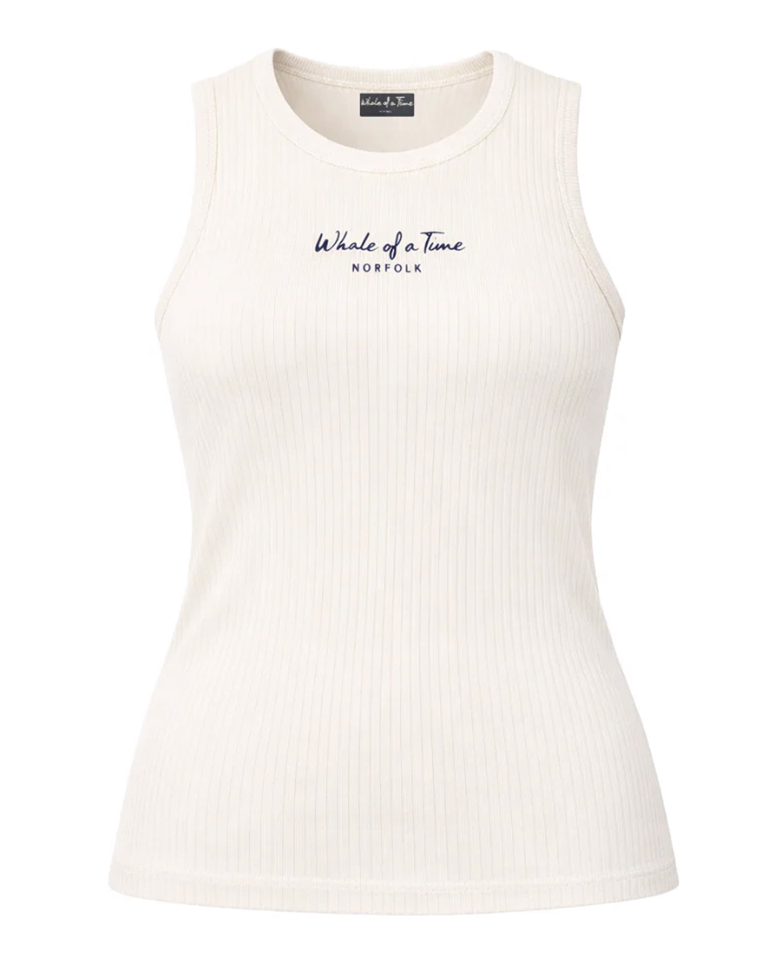 Whale of a Time Signature Ribbed Tank Top T-Shirt
