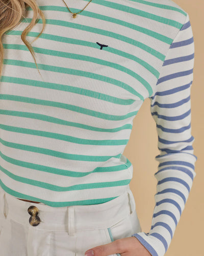 Whale of a Time Womens Henley Long Sleeve T-Shirt