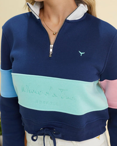 Whale of a Time Womens Kingsbridge Quarter Zip