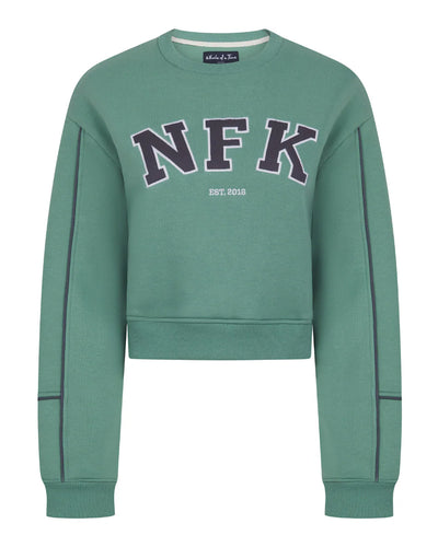 Whale of a Time Womens Norfolk Original Cropped Sweatshirt