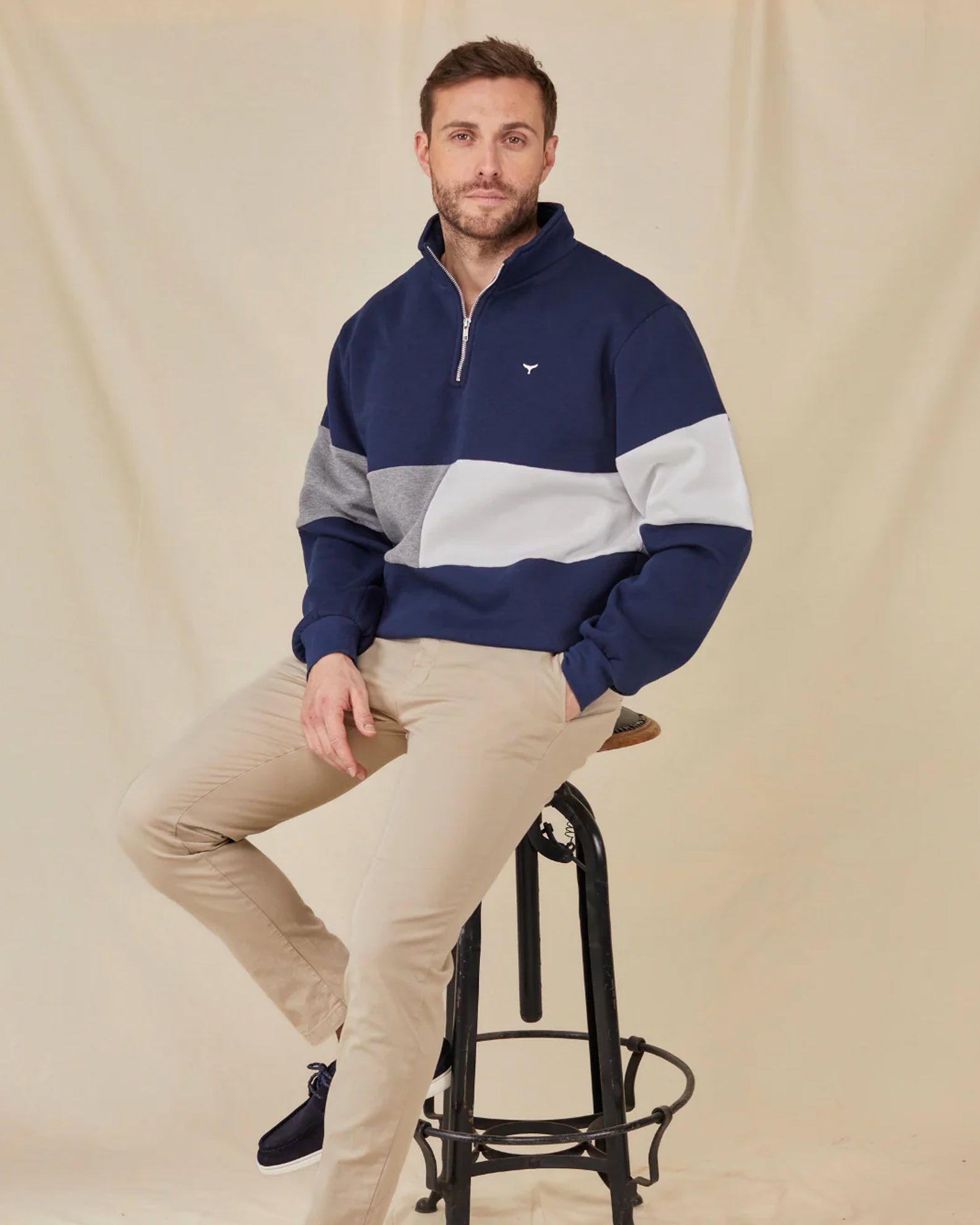 Whale of a Time Unisex Norfolk Quarter Zip