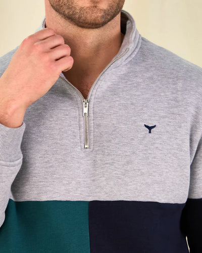 Whale of a Time Unisex Norfolk Quarter Zip