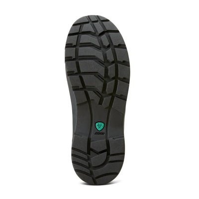 Rugged rubber sole of Ariat Kelmarsh Shortie boots perfect for country clothing and hunting