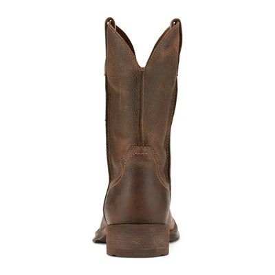 Brown leather Ariat Rambler Western Boots, perfect for country clothing and outdoor adventures