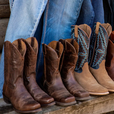 Ariat Rambler Western Boots in various styles and colors perfect for country clothing