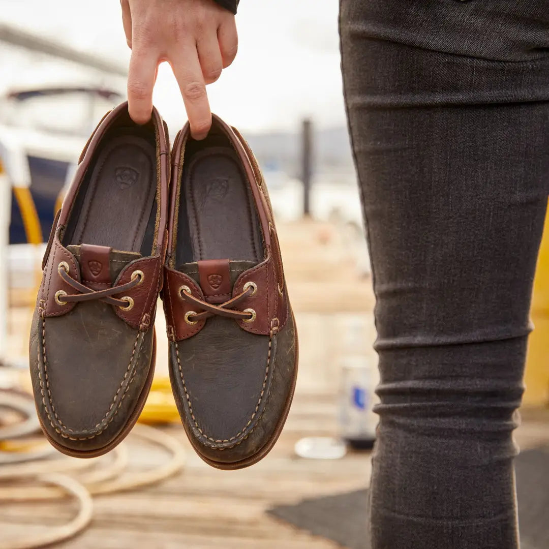 Ariat Womens Antigua Boat Shoes At New Forest Clothing