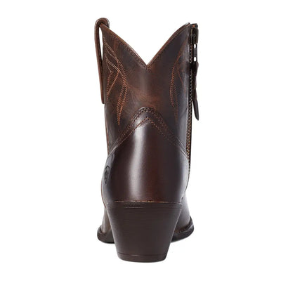 Brown leather Ariat Womens Darlin Western boots, perfect for country clothing and outdoors fun