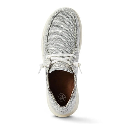 Light gray Ariat Womens Hilo Casual Shoes, perfect for country clothing and outdoor adventures
