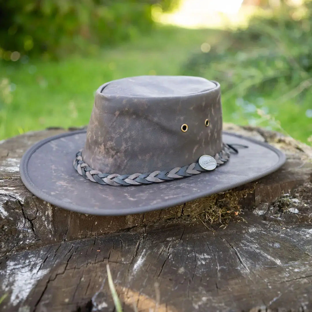 Barmah Squashy Roo Leather Hat – New Forest Clothing