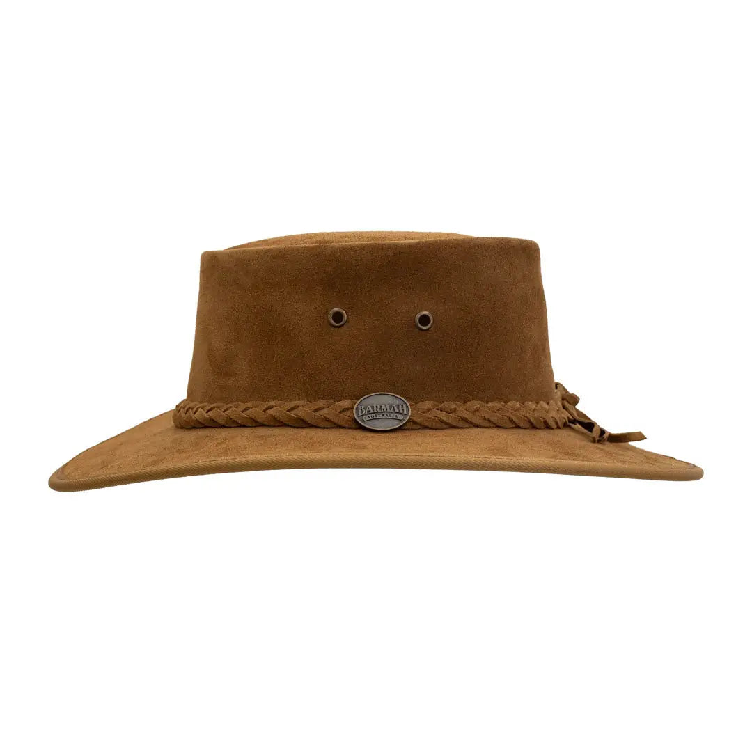Barmah Squashy Suede Leather Hat