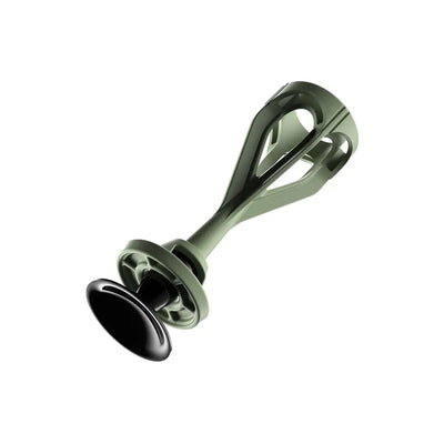 Car horn with metallic silver-green finish from Barnett Phantom Suction Darts Green Pack