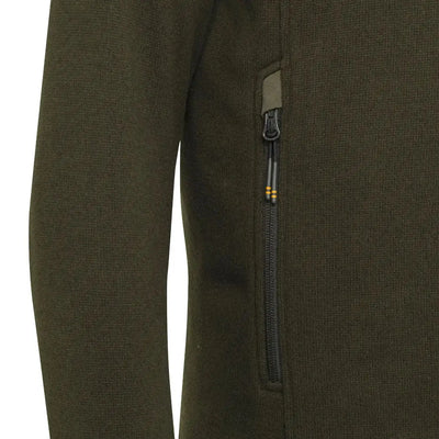 Olive green Beretta Abisko zip fleece jacket for country clothing and outdoor style
