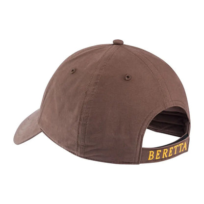 Brown baseball cap from Beretta Big B Cap, perfect for country clothing and outdoor hunting