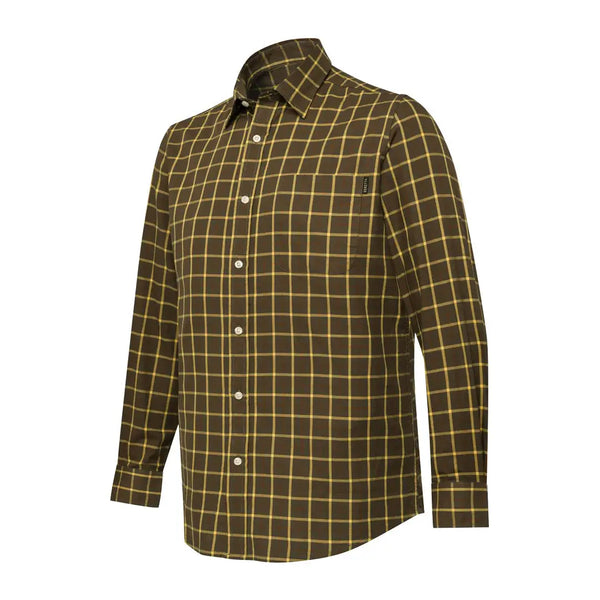 Camicia BERETTA Bryggen - 100% Cotone, Tasca A Toppa, Chiusura A Bottoni