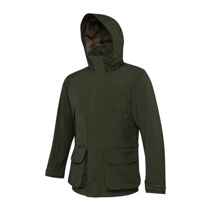 Olive green hooded jacket from Beretta Carrick for country clothing and outdoor hunting