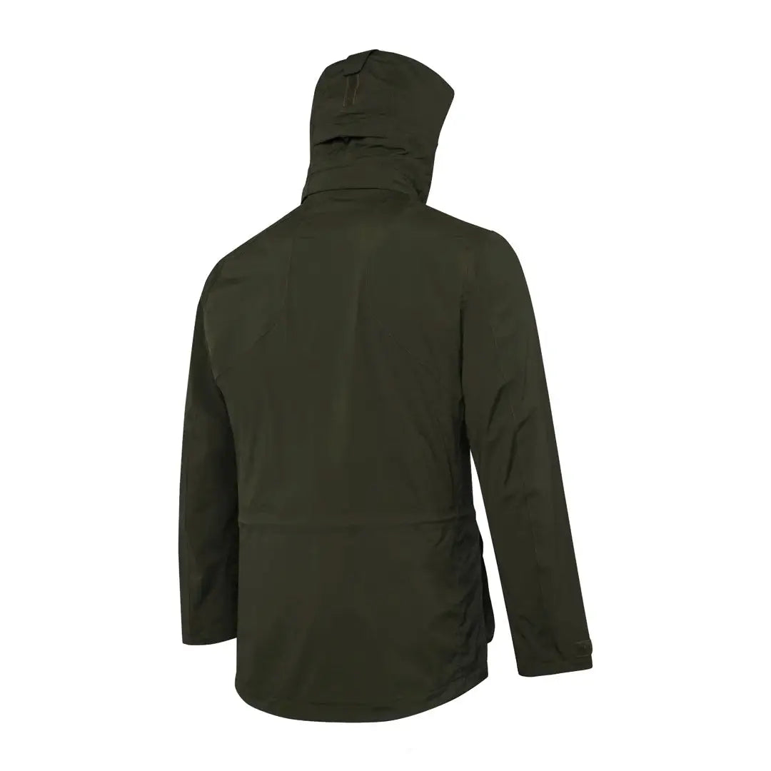 Dark green hooded jacket from Beretta Carrick for hunting and country outdoor adventures