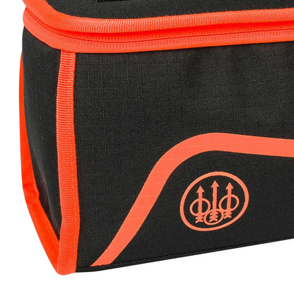 Black and orange Beretta Challenge Cart bag with curved stripe design