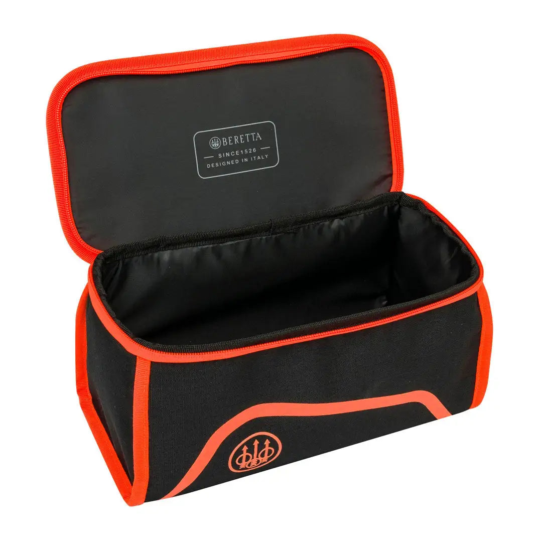 Sleek black orange Beretta Challenge Cart Bag 100 shooting bag