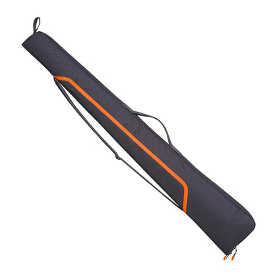 Dark gray and orange padded Beretta Challenge Gun Case 128cm for easy transport