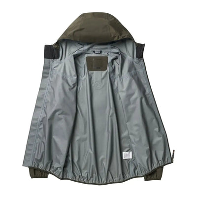 Open olive green Beretta Chamois 3 Layer Jacket for hunting and country outdoor wear