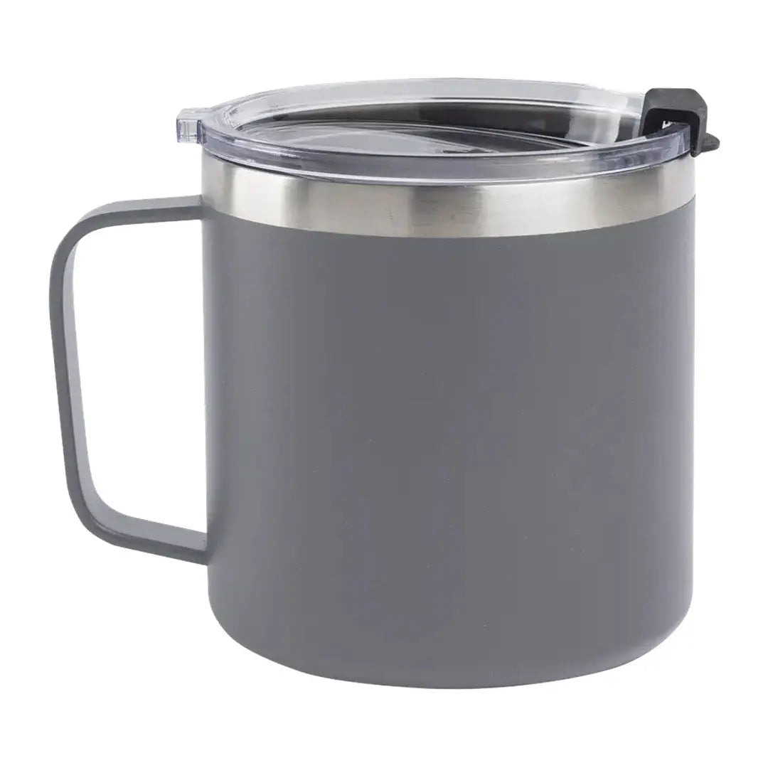 Gray Beretta Coffee Mug with handle and lid for country clothing and outdoor lovers