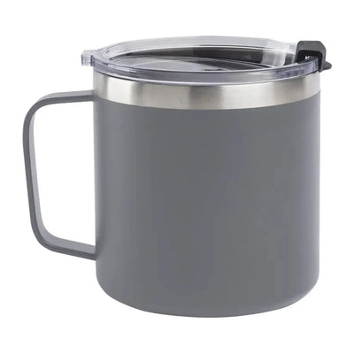 Gray Beretta Coffee Mug with handle and lid for country clothing and outdoor lovers