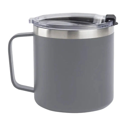 Gray Beretta Coffee Mug with handle and lid for country clothing and outdoor lovers