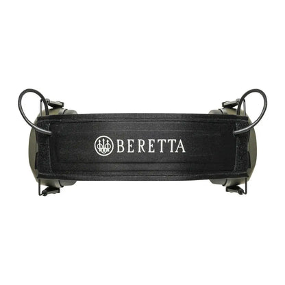 Beretta electronic earmuffs showing Beretta-branded hearing protection for enhanced safety