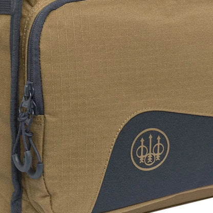 Tan and navy bag detail of Beretta GameKeeper EVO Cart Bag 250, the ultimate EVO cart bag
