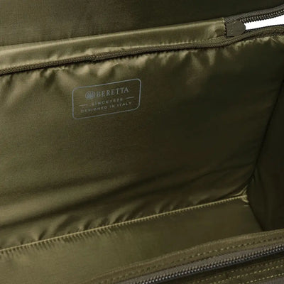 Open olive green Beretta GameKeeper EVO Cart Bag 250 for the ultimate gamekeeper evo cart style