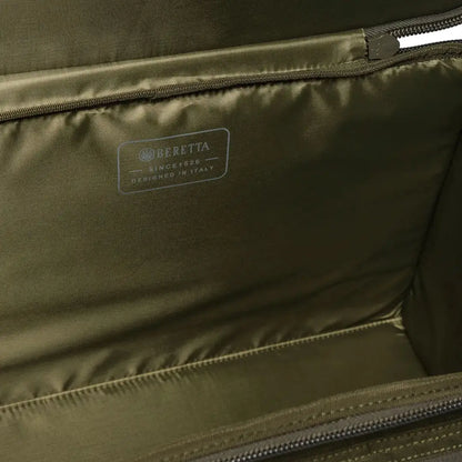 Open olive green Beretta GameKeeper EVO Cart Bag 250 for the ultimate gamekeeper evo cart style