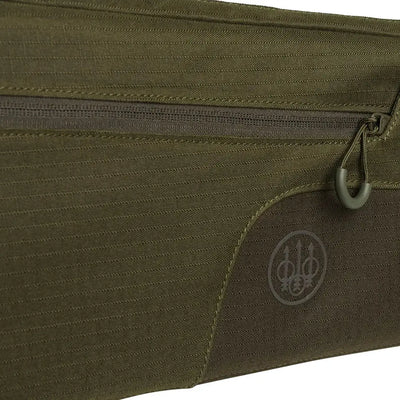 Olive green fabric gun case for Beretta GameKeeper EVO with barrel lengths, country clothing style