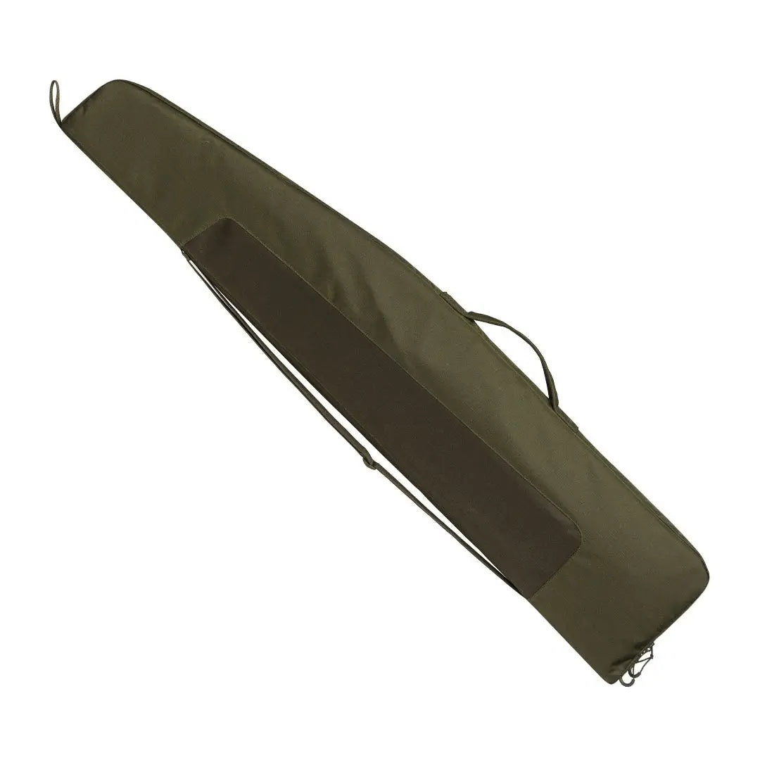 Beretta GameKeeper EVO rifle case in olive green with brown panel and strap