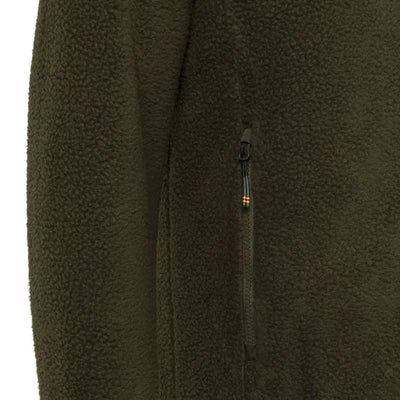Olive green Halifax Sherpa fleece jacket perfect for country clothing and hunting trips