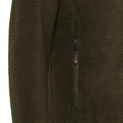 Olive green Halifax Sherpa fleece jacket perfect for country clothing and hunting trips