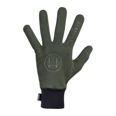 Green and black Beretta Hardface Gloves perfect for hunting and country clothing