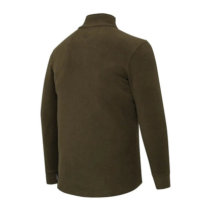 Olive green long-sleeved shirt from Beretta HP Logo Full Zip Fleece for country hunting outdoors