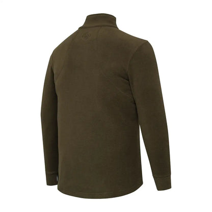 Olive green long-sleeved shirt from Beretta HP Logo Half Zip Fleece for hunting and outdoor country clothing