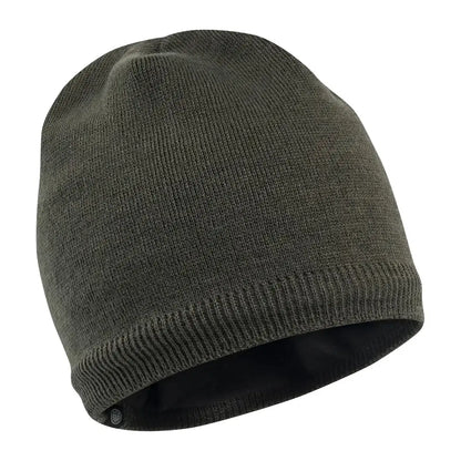 Olive green knit beanie from Beretta Merino ACT for country clothing and outdoor hunting gear