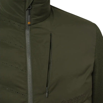 Olive green Beretta Roe GB Jacket with laser perforations, perfect for country hunting clothing