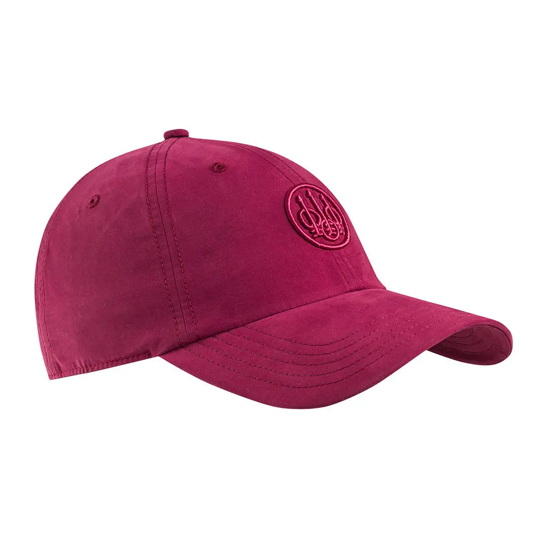 Beretta sanded evo unisex baseball cap in maroon with logo
