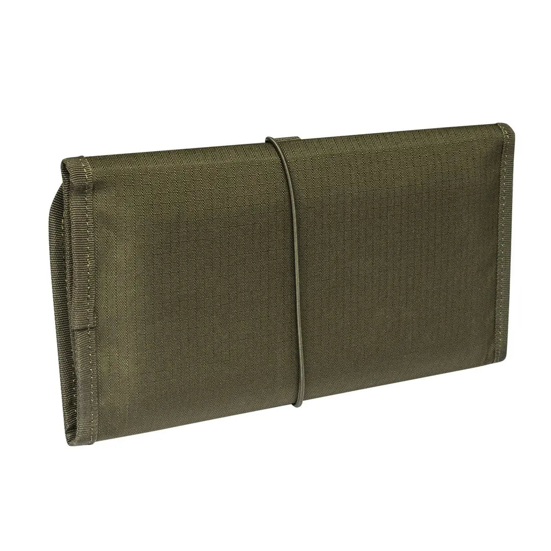 Olive green Beretta sitting pad wallet in durable woven fabric for hunting