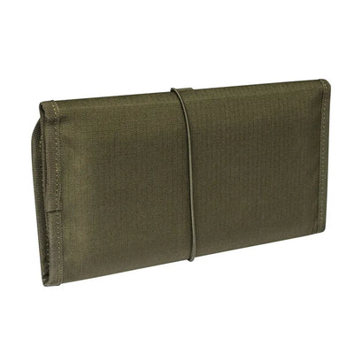 Olive green Beretta sitting pad wallet in durable woven fabric for hunting